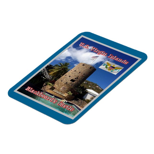 Virgin Islands - Blackbeard's Castle - Magnet (Left Side)