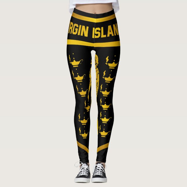 Virgin Islands Emblem Leggings (Front)