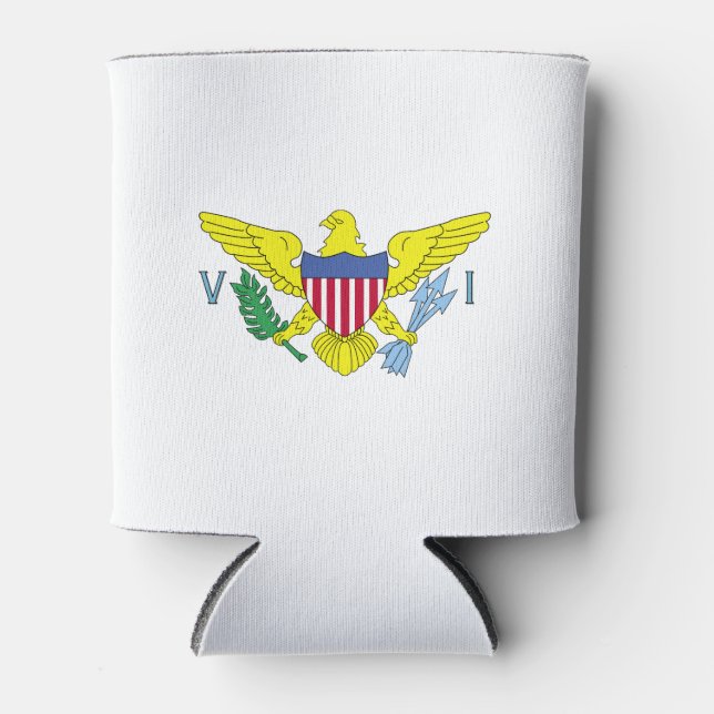 Virgin Islands Flag Can Cooler (Front)
