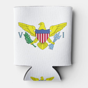 Virgin Islands Flag Can Cooler
