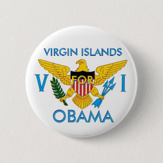 VIRGIN ISLANDS FOR OBAMA Button