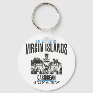 Virgin Islands Key Ring