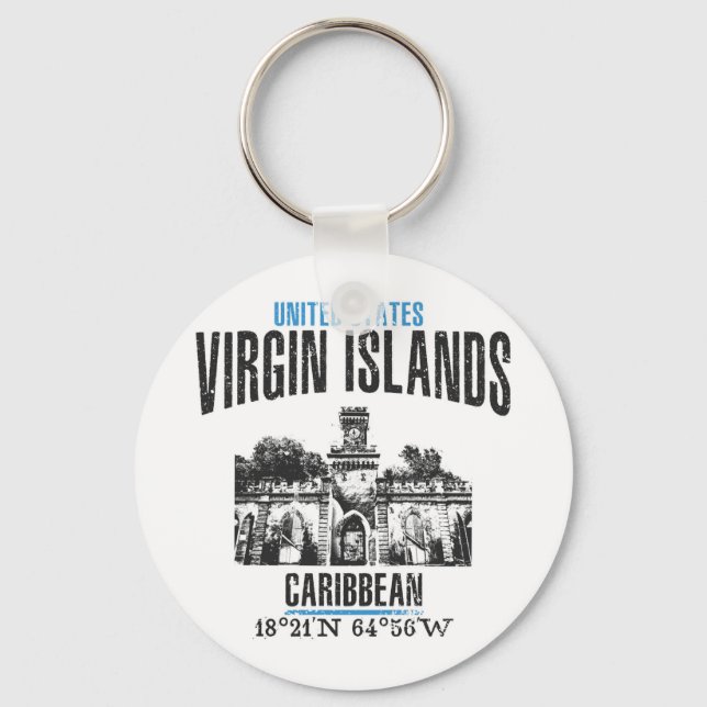 Virgin Islands Key Ring (Front)