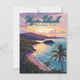 Virgin Islands National Park Beach St John Card
