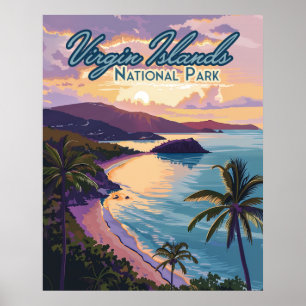 Virgin Islands National Park Beach St John  Poster