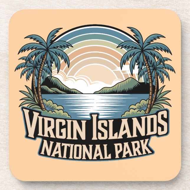 Virgin Islands National Park Coaster (Front)