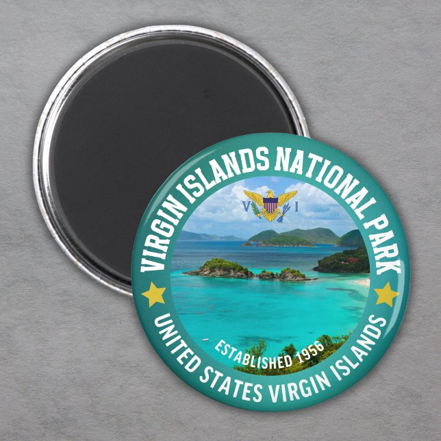 Virgin Islands National Park Est 1956 Magnet (Creator Uploaded)