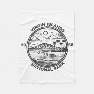 Virgin Islands National Park Fleece Blanket