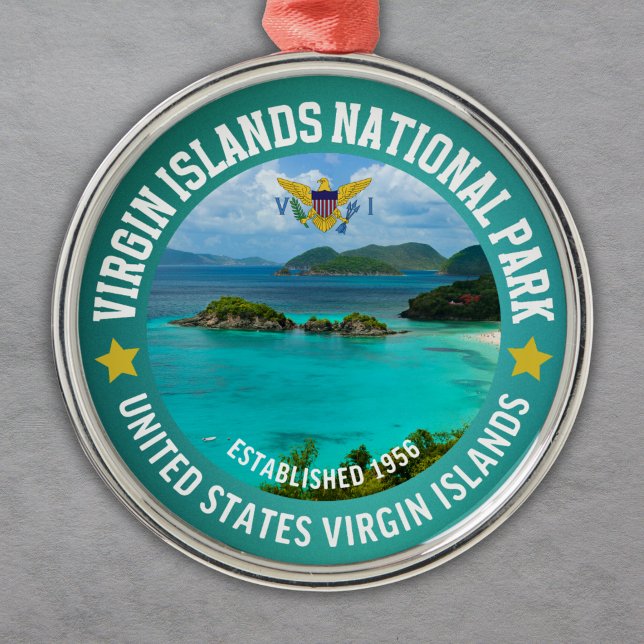 Virgin Islands National Park  Metal Tree Decoration (Creator Uploaded)