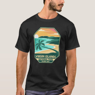 Virgin Islands National Park Minimal Retro Emblem T-Shirt