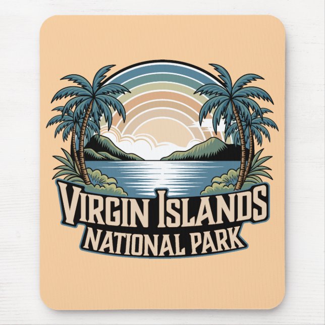 Virgin Islands National Park Mouse Mat (Front)