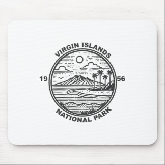 Virgin Islands National Park  Mouse Mat
