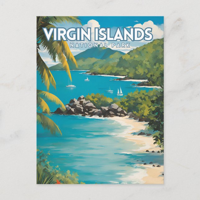 Virgin Islands National Park Postcard (Front)