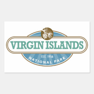 Virgin Islands National Park Rectangular Sticker