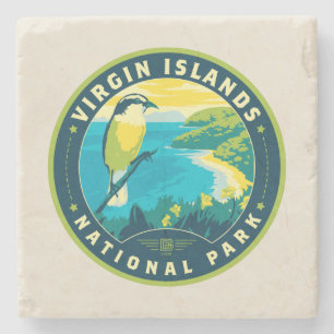 Virgin Islands National Park Stone Coaster