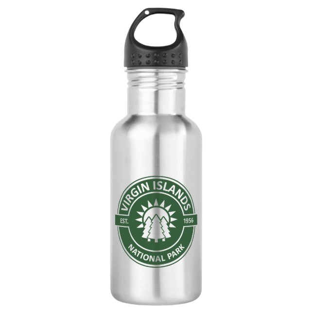 Virgin Islands National Park Sun Trees 532 Ml Water Bottle (Front)