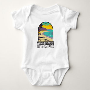 Virgin Islands National Park Trunk Bay Beach Baby Bodysuit