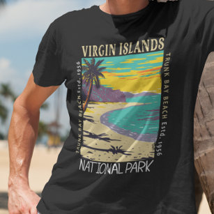 Virgin Islands National Park Trunk Bay Distressed  T-Shirt