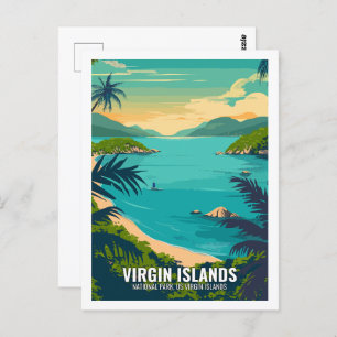 Virgin Islands National Park USA National Park Postcard