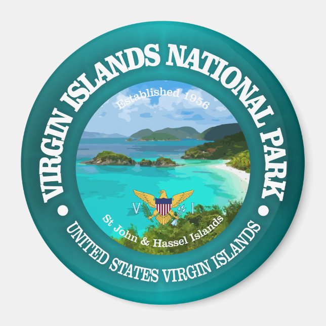 Virgin Islands NP Magnet (Front)