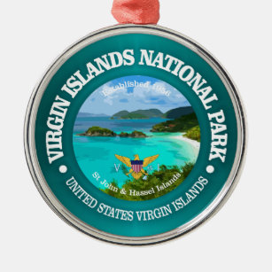 Virgin Islands NP Metal Tree Decoration