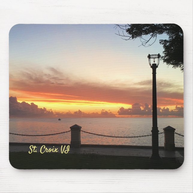 Virgin Islands Sunset St. Croix USVI Mouse Mat (Front)