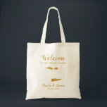 Virgin Islands Wedding Welcome Bag, Gold Tote Bag<br><div class="desc">Wedding weekend welcome gift bag for out of town guests to your wedding,  featuring image of the Virgin Islands,  with heart you may place at the precise location. Fill tote with your favourite treats goodies to welcome your guests.</div>