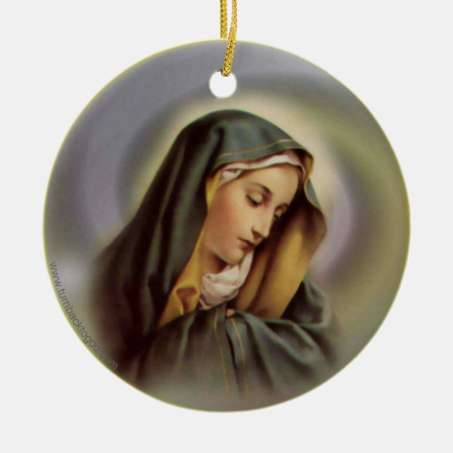 Virgin Mary 2 Ornament (Front)