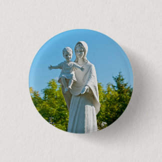 Virgin Mary and Baby Jesus in Remagen 3 Cm Round Badge