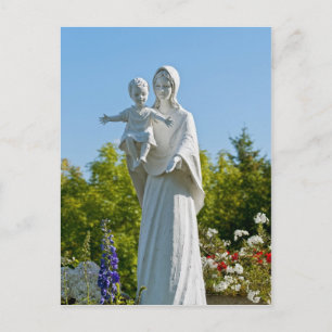 Virgin Mary and Baby Jesus in Remagen Postcard