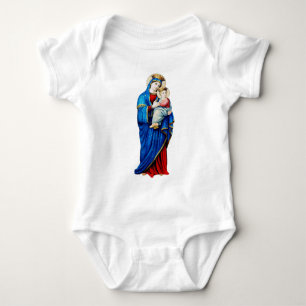 Virgin Mary and Baby Jesus Mater Admirabilis Art  Bodysuit