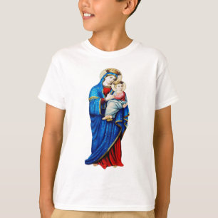 Virgin Mary and Baby Jesus Mater Admirabilis Art  T-Shirt