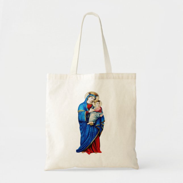 Virgin Mary and Baby Jesus Mater Admirabilis Art  Tote Bag (Front)