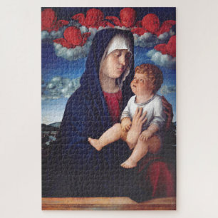 Virgin Mary and Child Classic Religious Art Jigsaw Puzzle