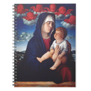 Virgin Mary and Child Classic Religious Art Notebook