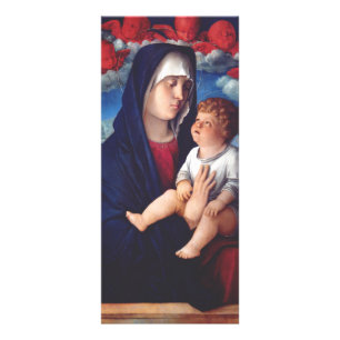 Virgin Mary and Child Classic Religious Art Rack Card
