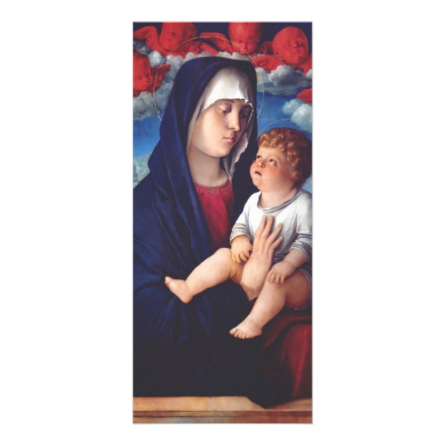 Virgin Mary and Child Classic Religious Art Rack Card (Front)
