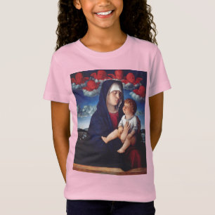 Virgin Mary and Child Classic Religious Art T-Shirt