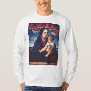 Virgin Mary and Child Classic Religious Art T-Shirt