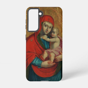 Virgin Mary and Jesus Child by Jan Rombauer Samsung Galaxy Case