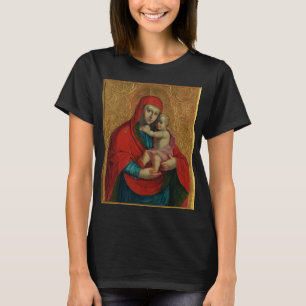 Virgin Mary and Jesus Child by Jan Rombauer T-Shirt