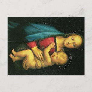 Virgin Mary and Jesus Christ Postcard