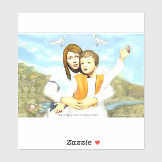 Virgin Mary and the Child Jesus   (Sheet)