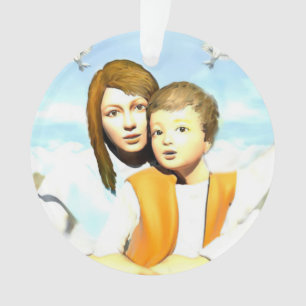 Virgin Mary and the Child Jesus  Ornament