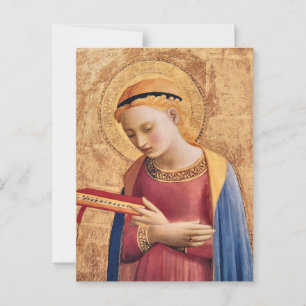 Virgin Mary Annunciate by Fra Angelico Postcard