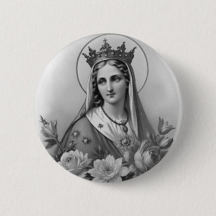 Virgin Mary Button