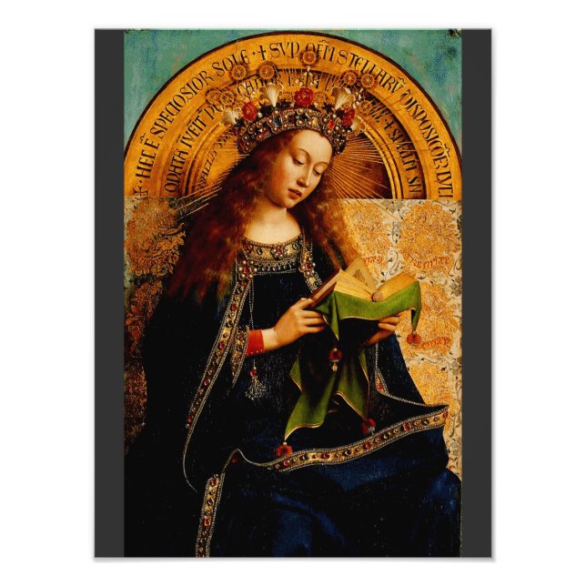 Virgin Mary by Jan van Eyck Photo Print (Front)