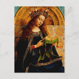Virgin Mary by Jan van Eyck Postcard