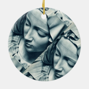 Virgin Mary Ceramic Tree Decoration