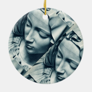 Virgin Mary Ceramic Tree Decoration